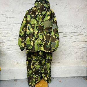Vintage NBC No. 1 protective Suit MKIV DPM Smock Jacket & Pants Large Camo Army